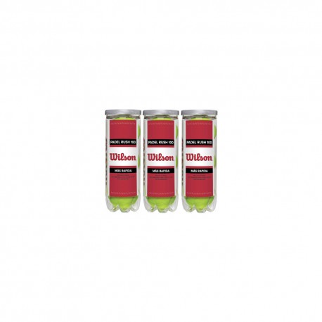 Wilson Rush 100 Tubo X 3 - Racchette Padel Uomo