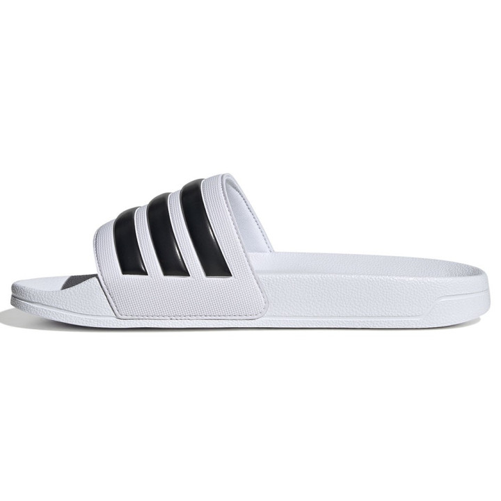 ADIDAS Adilette Shower Bianco Nero - Ciabatte Piscina Uomo