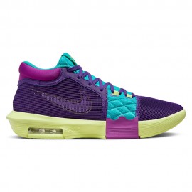 Lebron Witness VIII viola bianco
