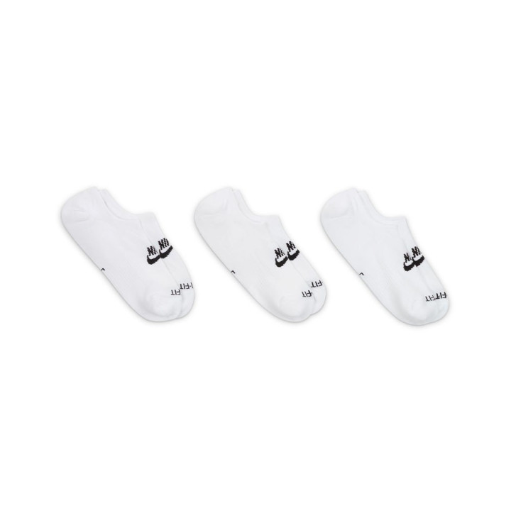 Nike Calze Fantasmino Tris Pack Bianco