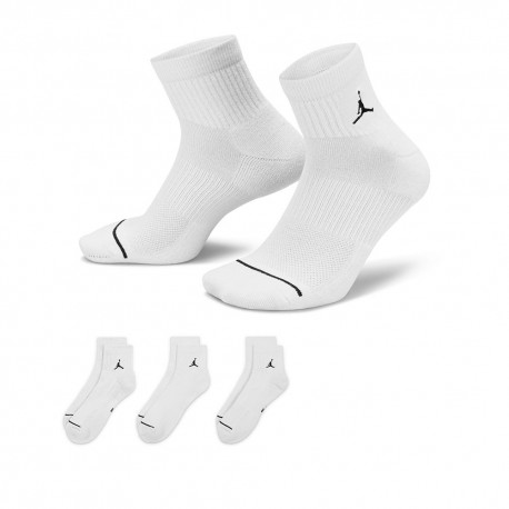 Nike Calze Quarter Tris Pack Jo Bianco