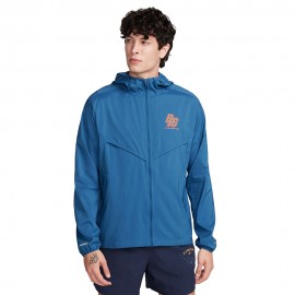 Windrunner Brs Court blue Safety arancio