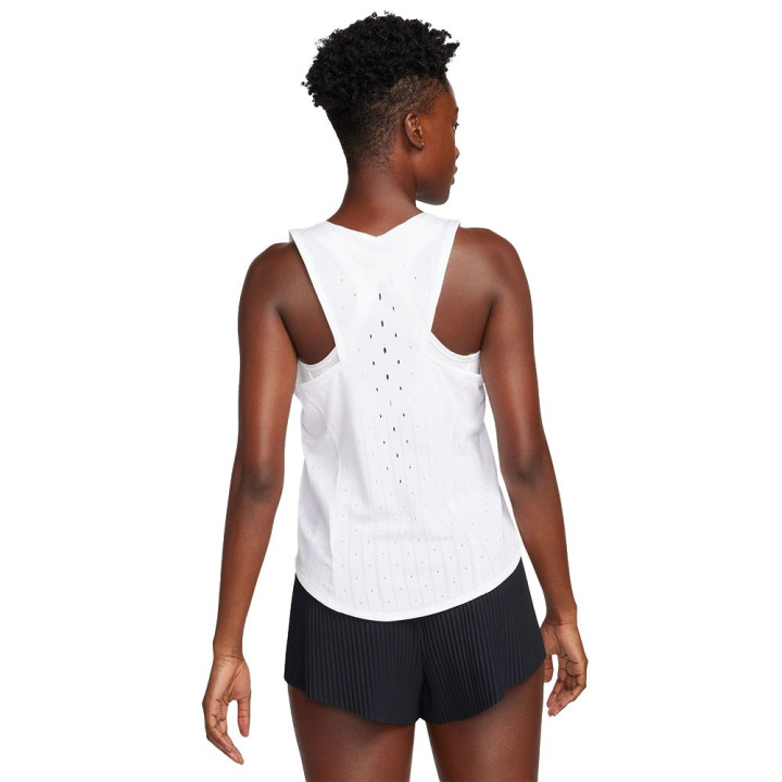 Nike Pantaloncini Running Aroswift 3" Bianco Nero Donna