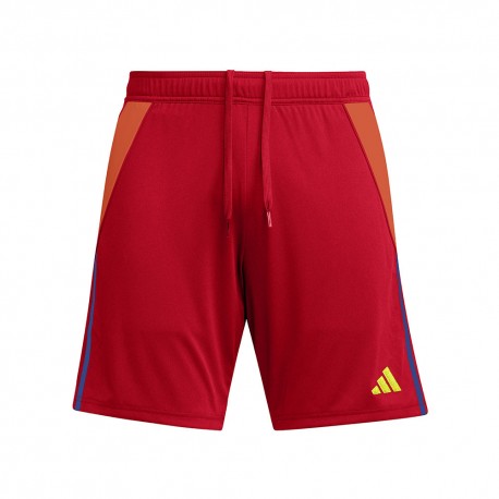 Adidas Pantaloncini Calcio Tiro24 Rosso Blu Uomo