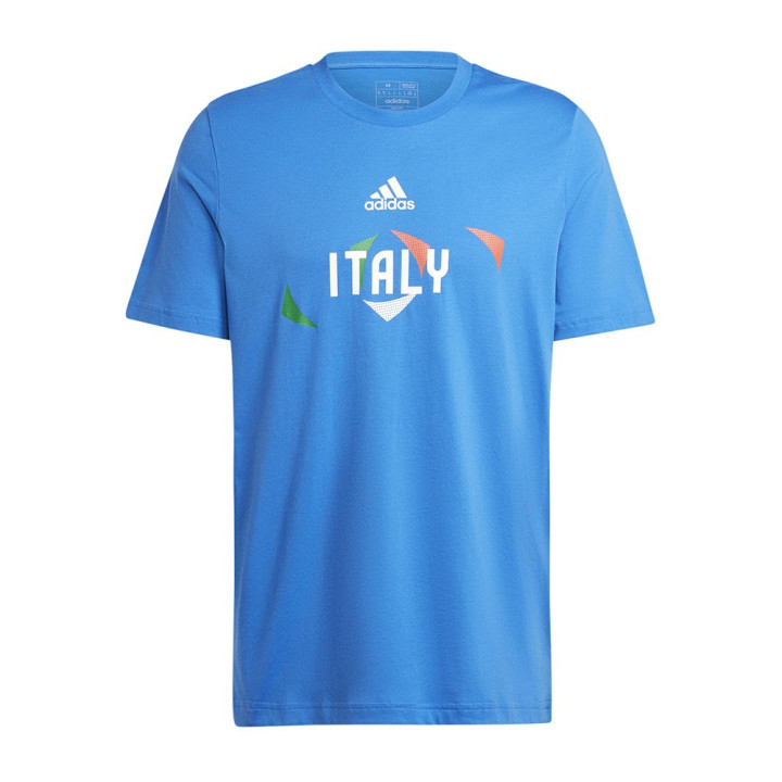 ADIDAS Maglia Calcio Italia Euro 24 Azzurro Bianco Uomo