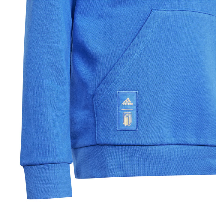 ADIDAS Felpa Calcio Italia Blu Oro Bambino