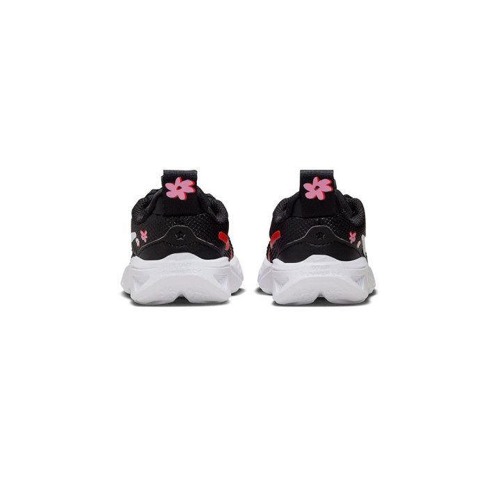 Nike Star Runner 4 Td Nero Bianco Rosa - Sneakers Bambina