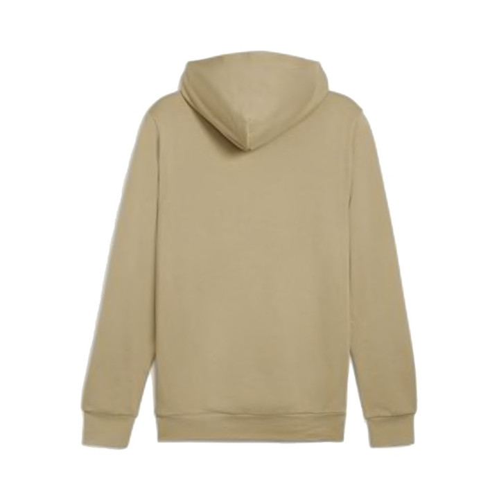 Puma Felpa Con Cappuccio Logo Beige Uomo