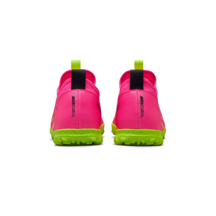 Nike Mercurial Vapor 15 Academy Tf Fucsia Lime - Scarpe Da Calcio Bambino