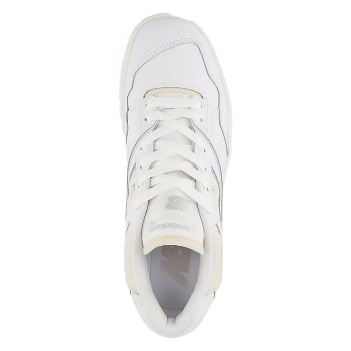 New Balance 550 Lea Bianco Rosa - Sneakers Donna
