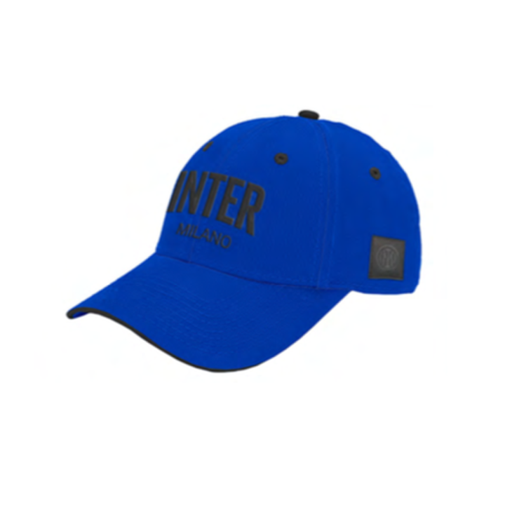Imma Cappellino Sr Inter Ricamo Azzurro Nero Uomo