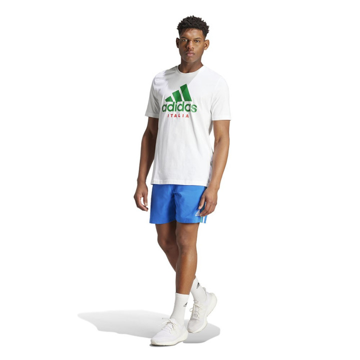 ADIDAS Maglia Calcio Italia Dna Graphic Bianco Verde Uomo