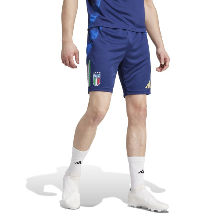 ADIDAS Pantaloncini Calcio Italia Training Blu Azzurro Uomo