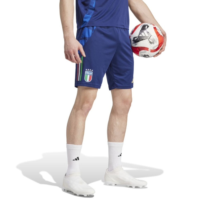 ADIDAS Pantaloncini Calcio Italia Training Blu Azzurro Uomo