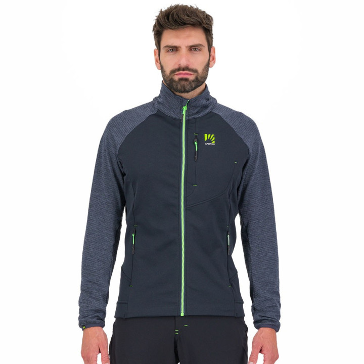 Karpos Fleece Pizzocco Evo Nero Ombre Blu Uomo