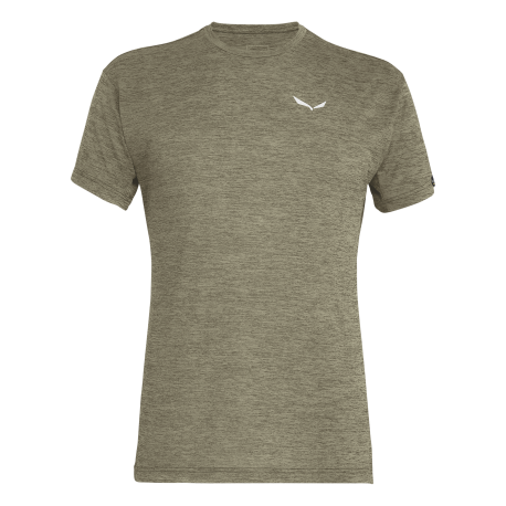 Salewa T-Shirt Trekking Puez Melange Dark Olive Mealnge Uomo