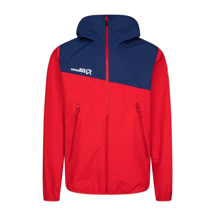 Rock Experience Giacca Trekking Great Roof Hoodie High Risk Rosso Navy Peony Uomo