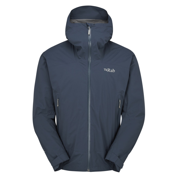 Rab Giacca Trekking Downpour Light Tempest Blu Uomo
