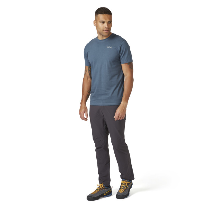 Rab T-Shirt Trekking Stance Axe Orion Blu Uomo