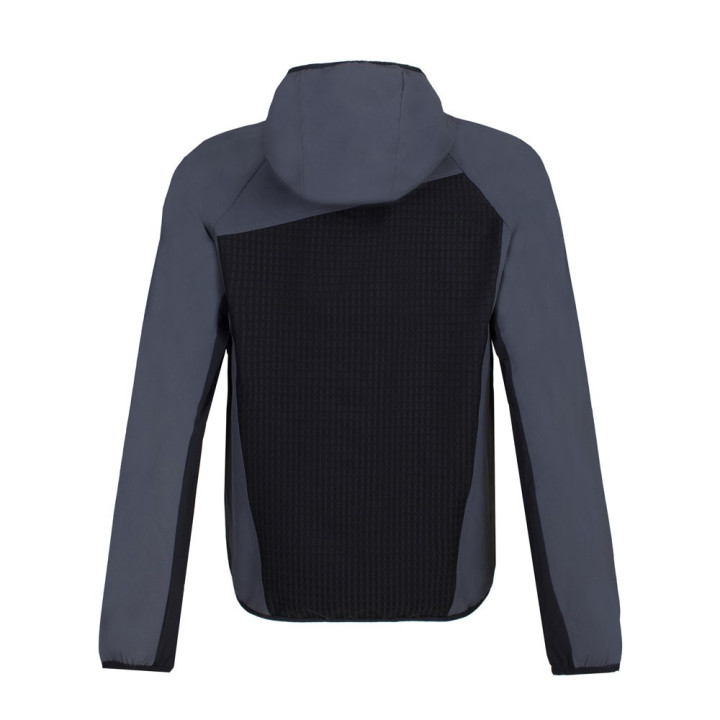 Rock Experience Giacca Trekking Softshell Razor Blade Hoodie Caviar Ebony Uomo