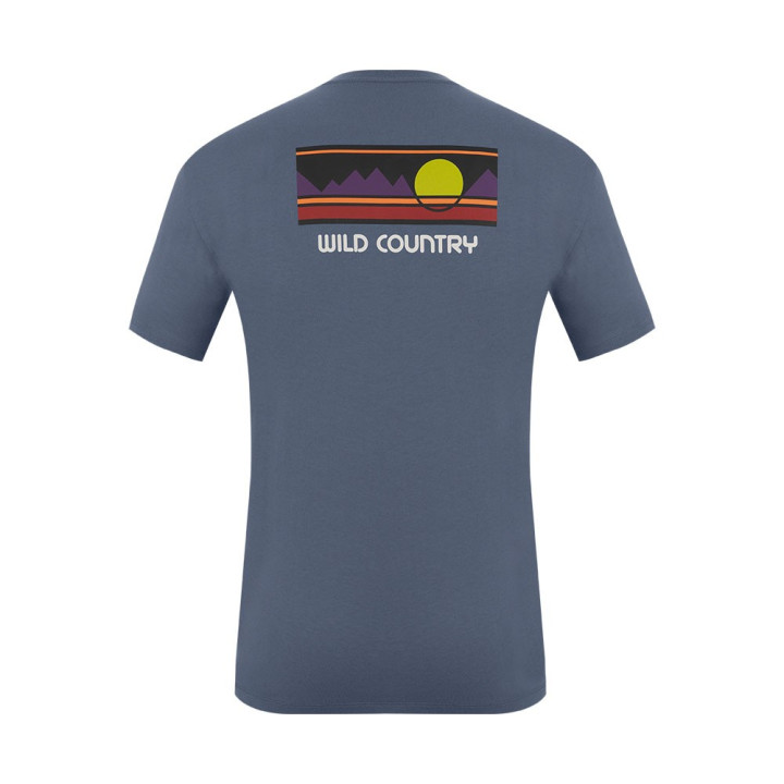 Wild Country T-Shirt Heritage Ceude Blue Uomo