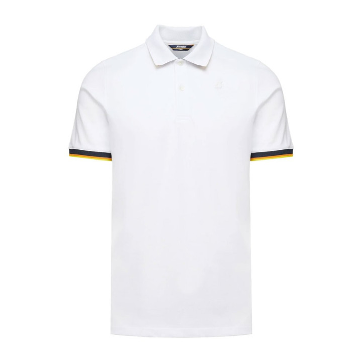 K-Way Polo Vincent Bianco Uomo