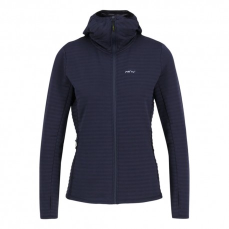 Meru Fleece Moreno Hoodie Blu Nights Donna