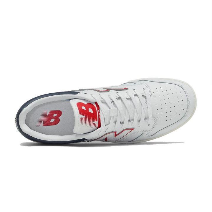 New Balance Bb480 Lea Bianco Blu Rosso - Sneakers Unisex
