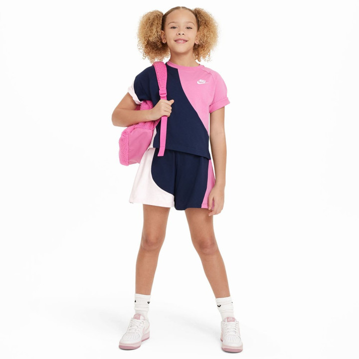Nike T-Shirt Multicolore Fuxia Bambina