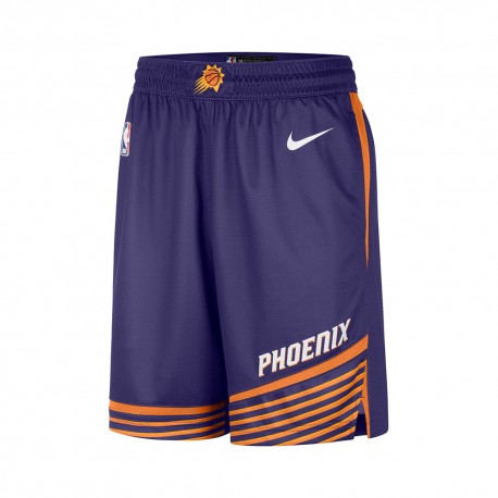 Nike Pantaloncini Basket Nba Phoenix Icon Blu Arancio Uomo