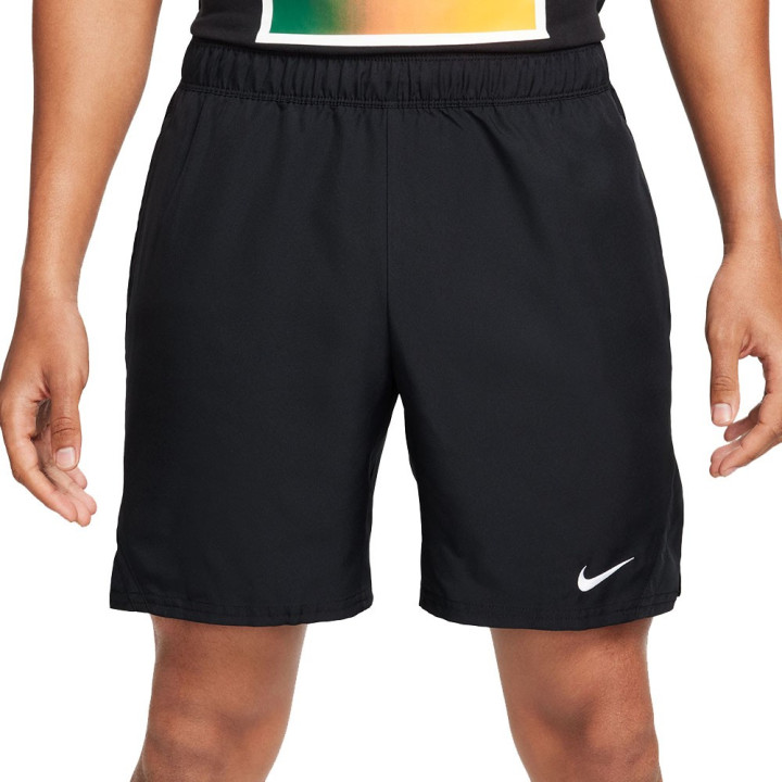Nike Pantaloncini Tennis Court Victory Dri-FIT Nero Bianco Uomo