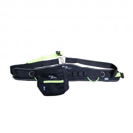 Cintura Per Cani Dog-Trekking nero lime