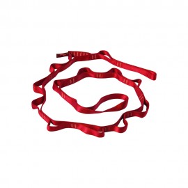 Fettuccia Arrampicata Daisy Chain Nylon 115Cm rosso