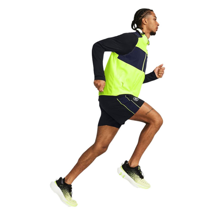 Under Armour Pantaloncini Running Fly By 2In1 Nero Reflective Donna
