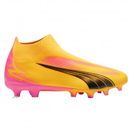 Puma Ultra Match + Ll Fg/Ag Giallo Rosso Nero - Scarpe Da Calcio Uomo