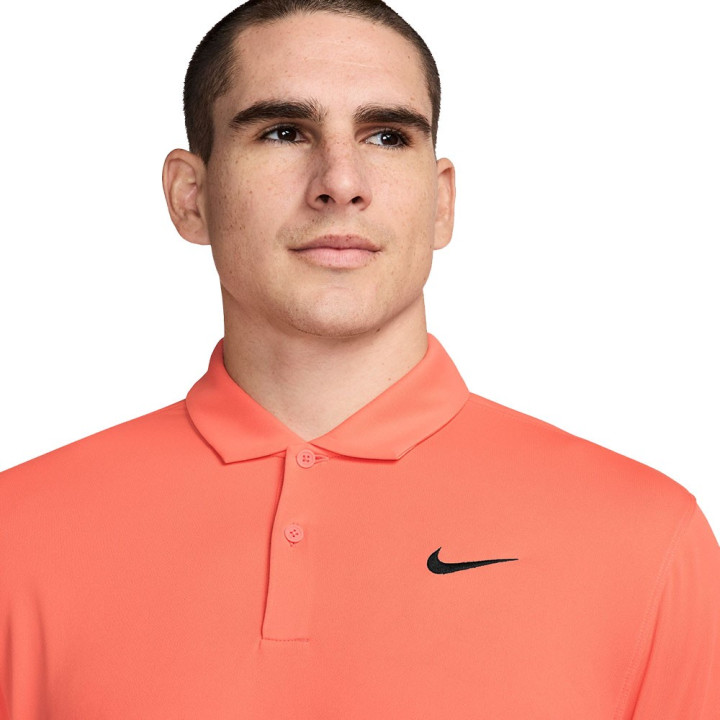 Nike Polo Tennis Dri-Fit Court Wild Mango Uomo