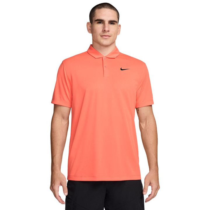 Nike Polo Tennis Dri-Fit Court Wild Mango Uomo