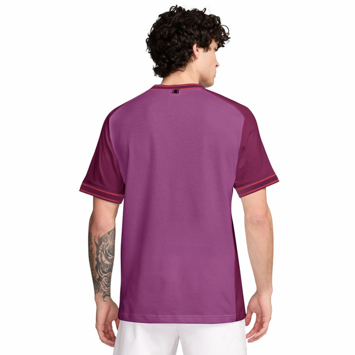 Nike T-Shirt Tennis Court Heritage Hot Fucsia Uomo