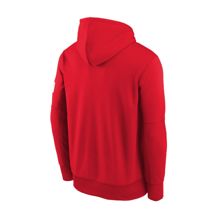 Nike Felpa Nba Con Cappuccio Bulls Rosso Bianco Bambino