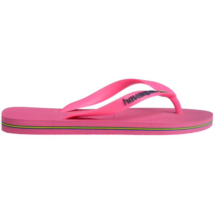 Havaianas Brasil Logo Neon Fucsia - Infradito Mare Donna