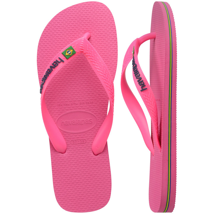 Havaianas Brasil Logo Neon Fucsia - Infradito Mare Donna