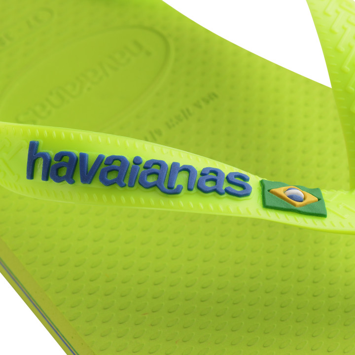 Havaianas Brasil Logo Neon Lime - Infradito Mare Donna