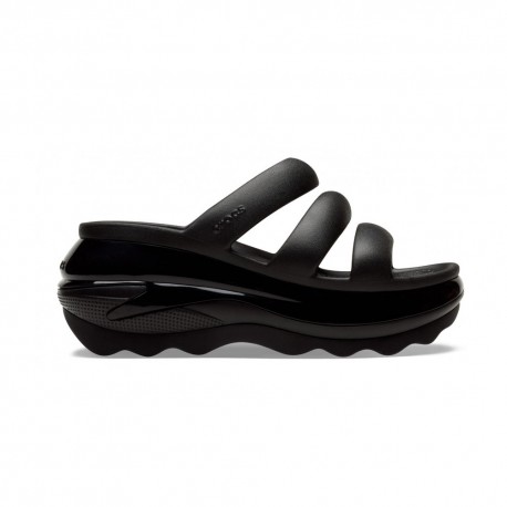 Crocs Crush Tripla Fascia Nero - Ciabatte Mare Donna