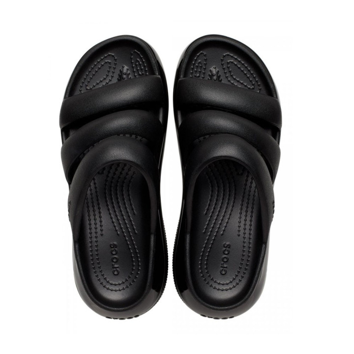 Crocs Crush Tripla Fascia Nero - Ciabatte Mare Donna