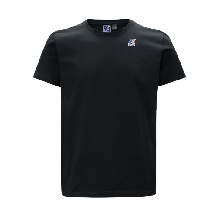 K-Way T-Shirt Le Vrai Nero Uomo