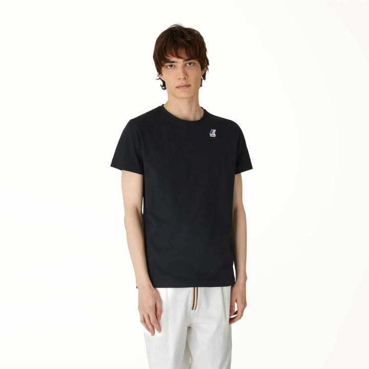 K-Way T-Shirt Le Vrai Nero Uomo