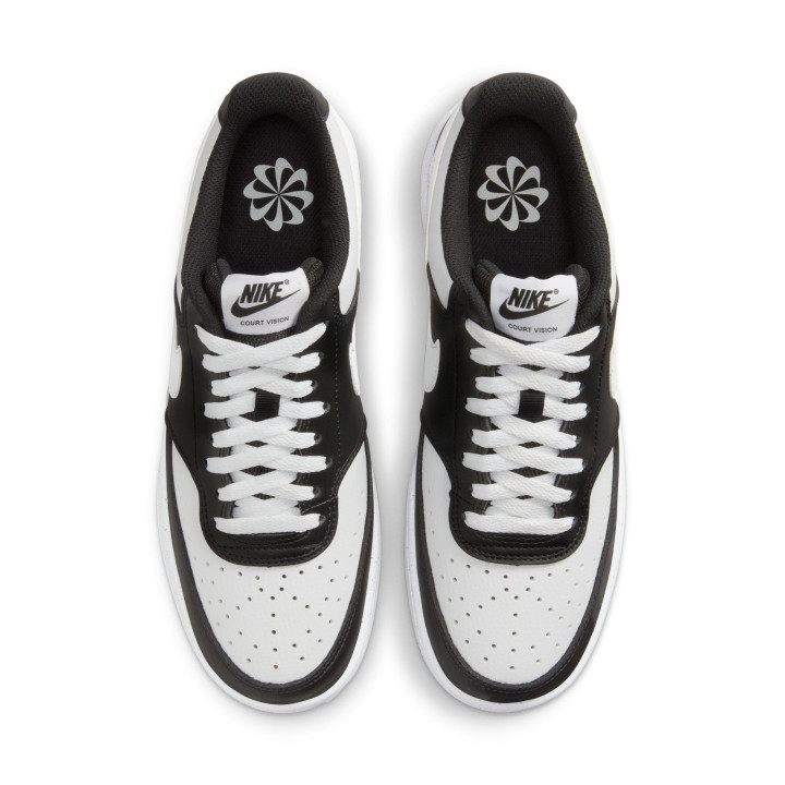 Nike Court Vision Low Nn Nero Bianco - Sneakers Donna