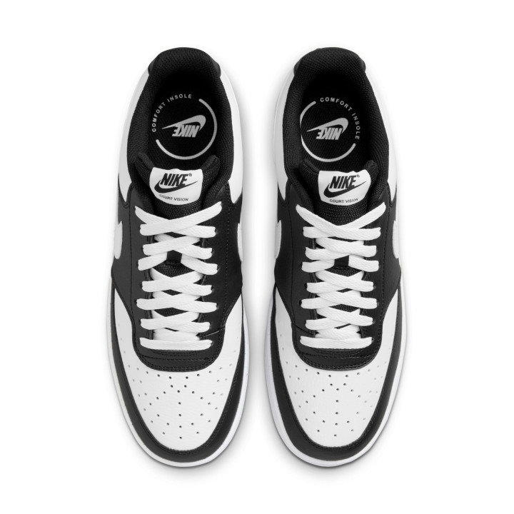 Nike Court Vision Low Nn Nero Bianco - Sneakers Uomo
