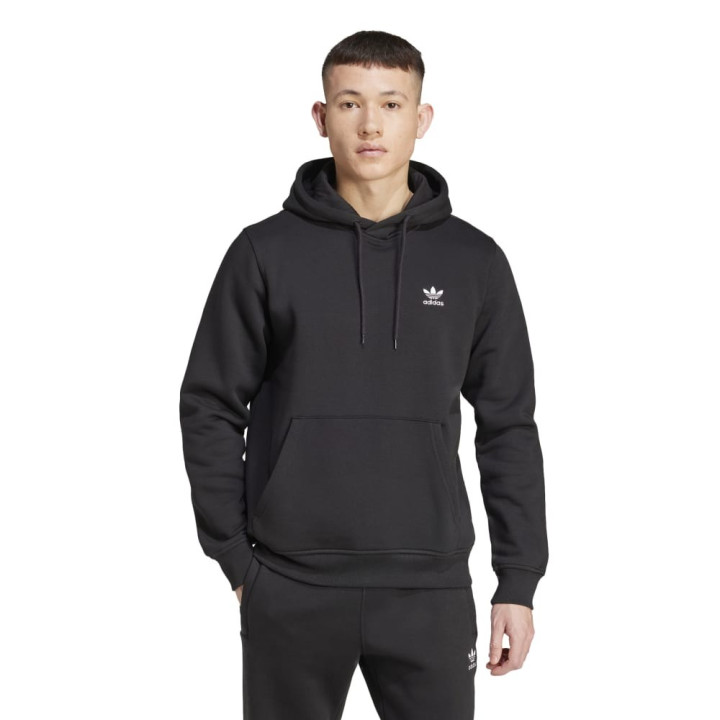 ADIDAS Originals Felpa Con Cappuccio Logo Nero Uomo