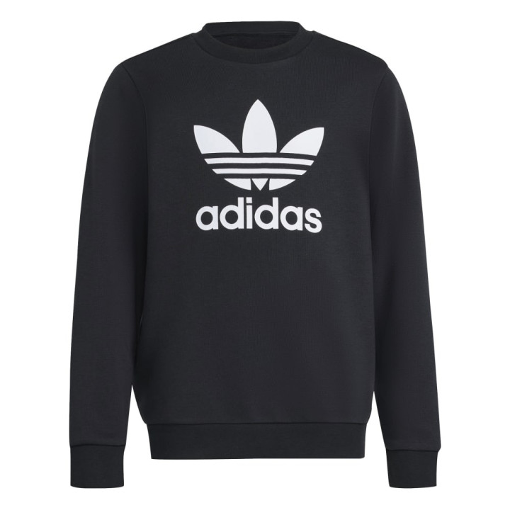 ADIDAS Originals Felpa Giro Big Logo Nero Bambino